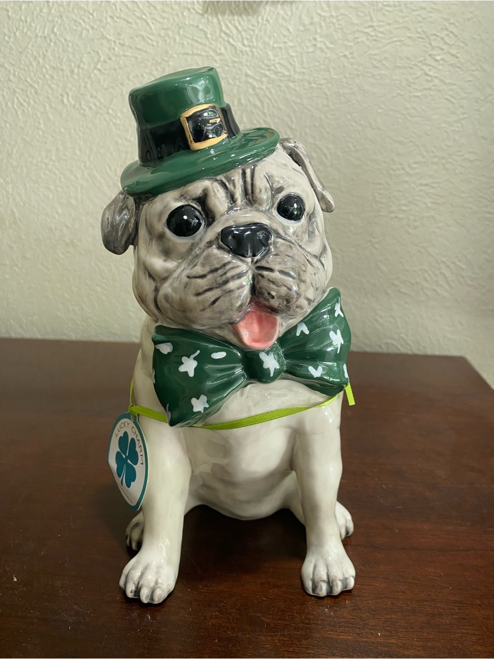 Blue Sky Clay works, Lucky Pug Figurine